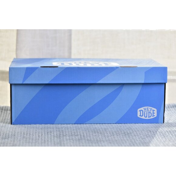 New! Size: 8 Men | Hey Dude Wally Funk Mono | Dark Slate | 40011-1RU